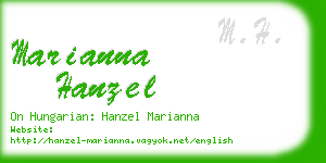 marianna hanzel business card